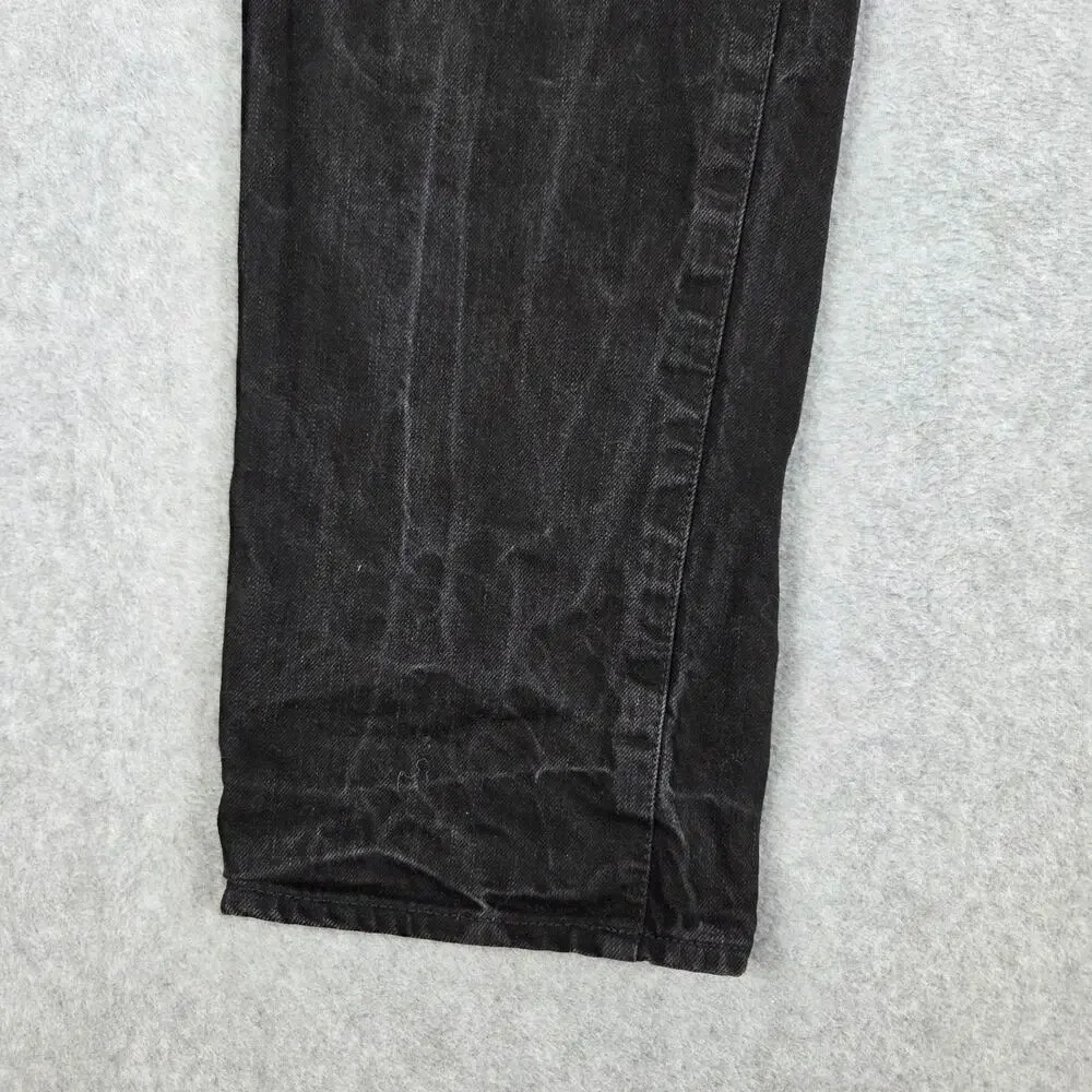 Gap Mens 34x29 Black Straight Leg Jeans